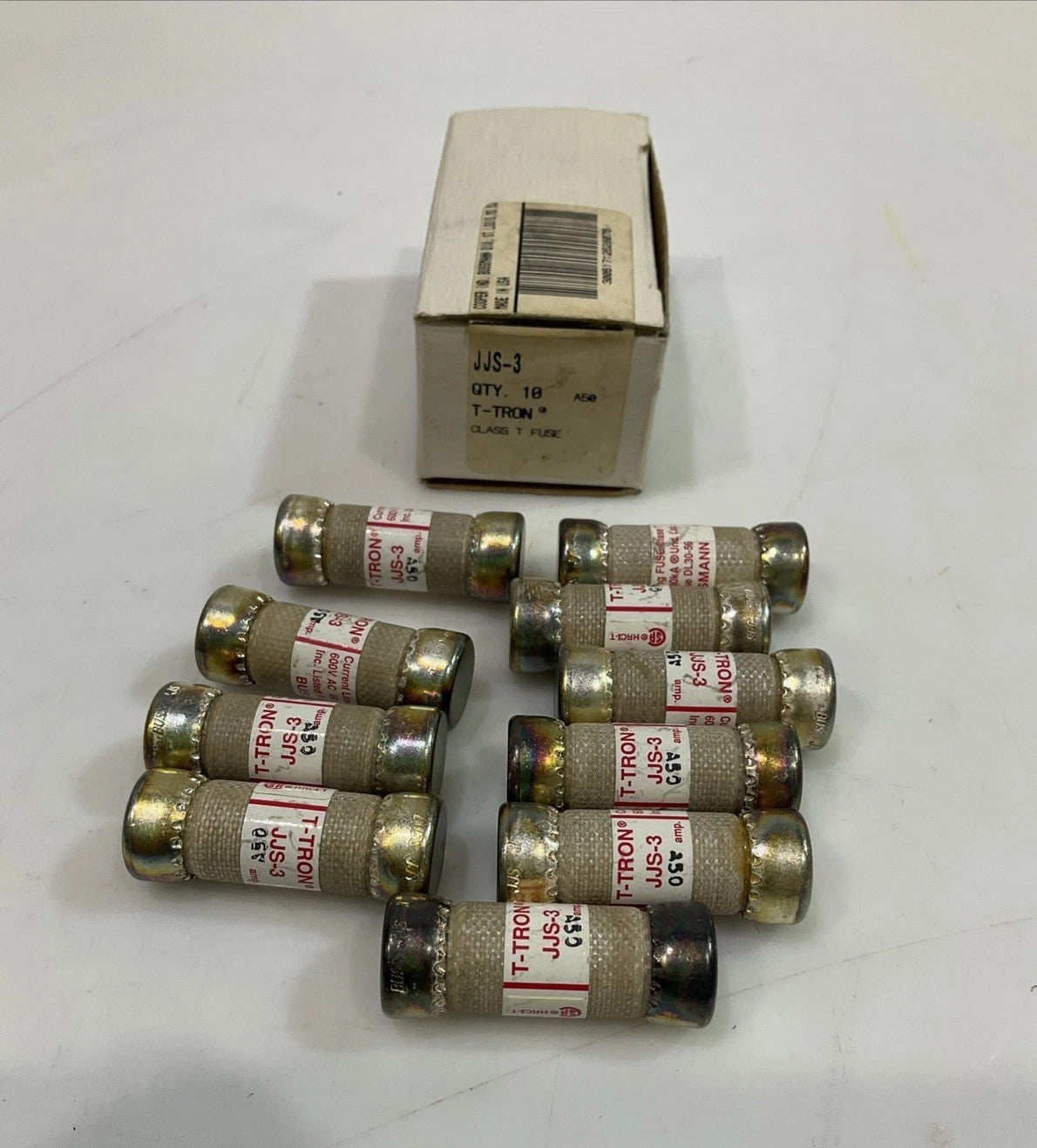 BUSSMANN  T-TRON  JJS-3  600V   CURRENT LIMITING CLASS T FUSES LOT OF 10 Z2M