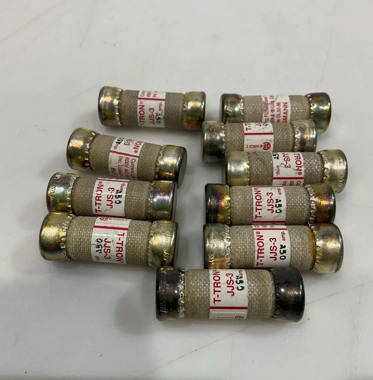 BUSSMANN  T-TRON  JJS-3  600V   CURRENT LIMITING CLASS T FUSES LOT OF 10 Z2M