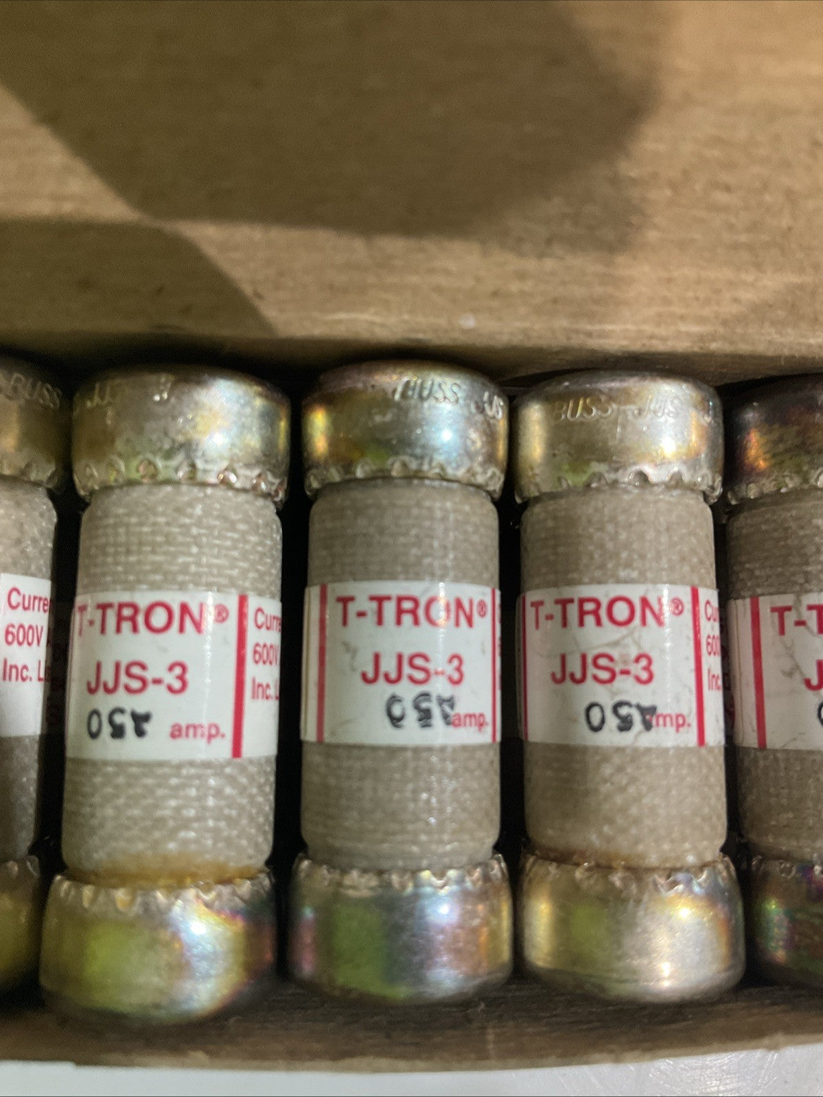 BUSSMANN  T-TRON  JJS-3  600V   CURRENT LIMITING CLASS T FUSES LOT OF 10 Z2M