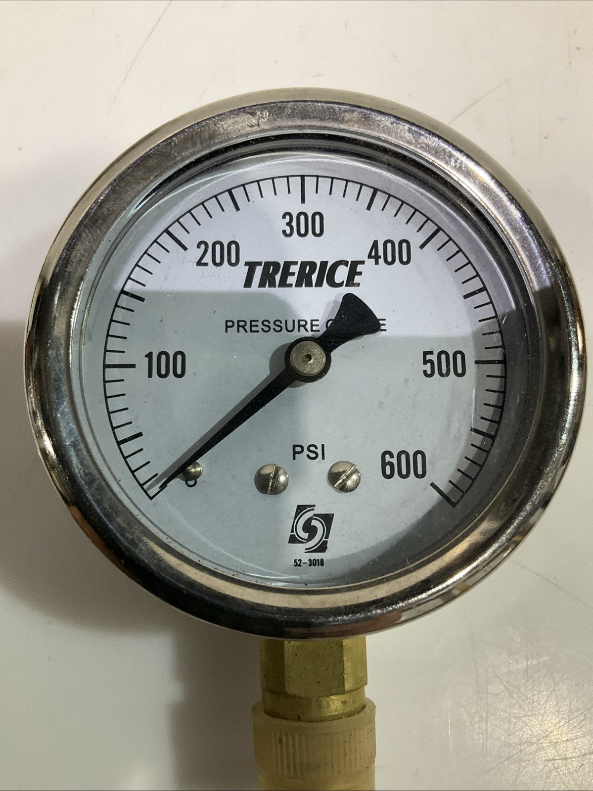 TRERICE   52-3018  PRESSURE GAUGE PSI 600  LOT OF 2 Y2M