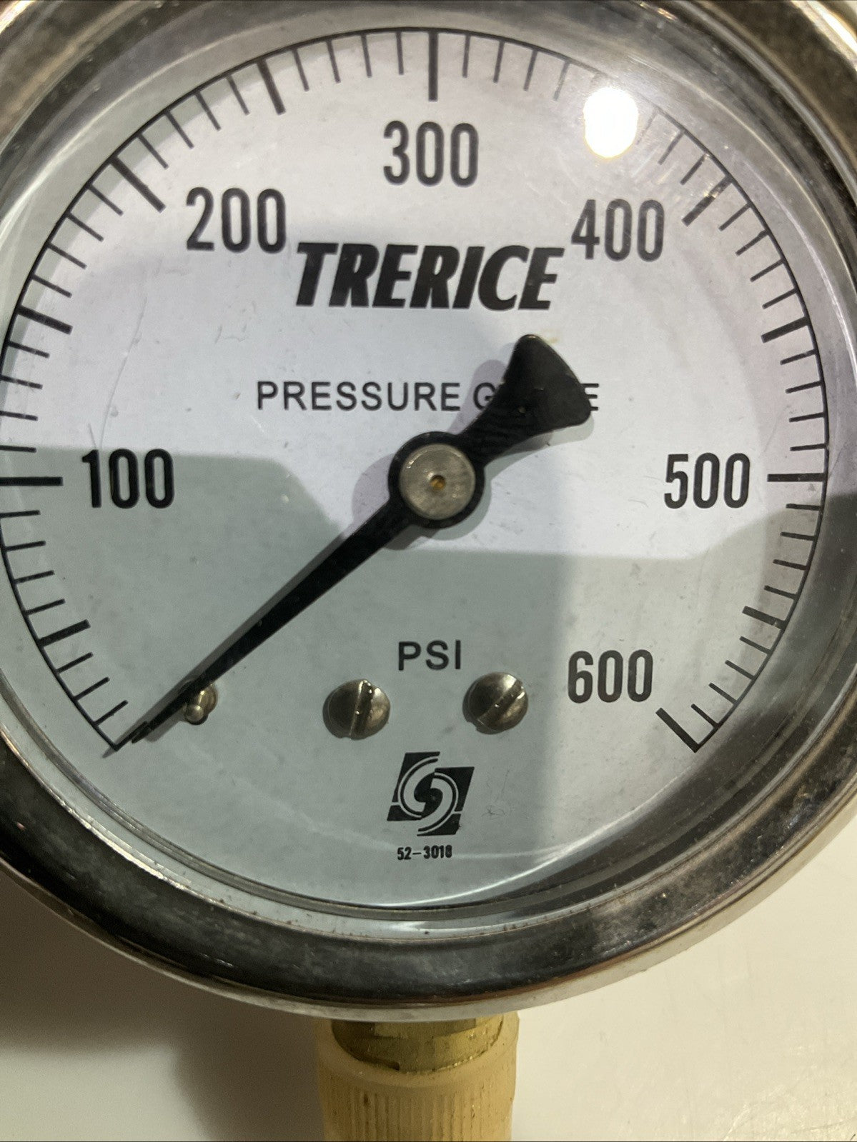TRERICE   52-3018  PRESSURE GAUGE PSI 600  LOT OF 2 Y2M