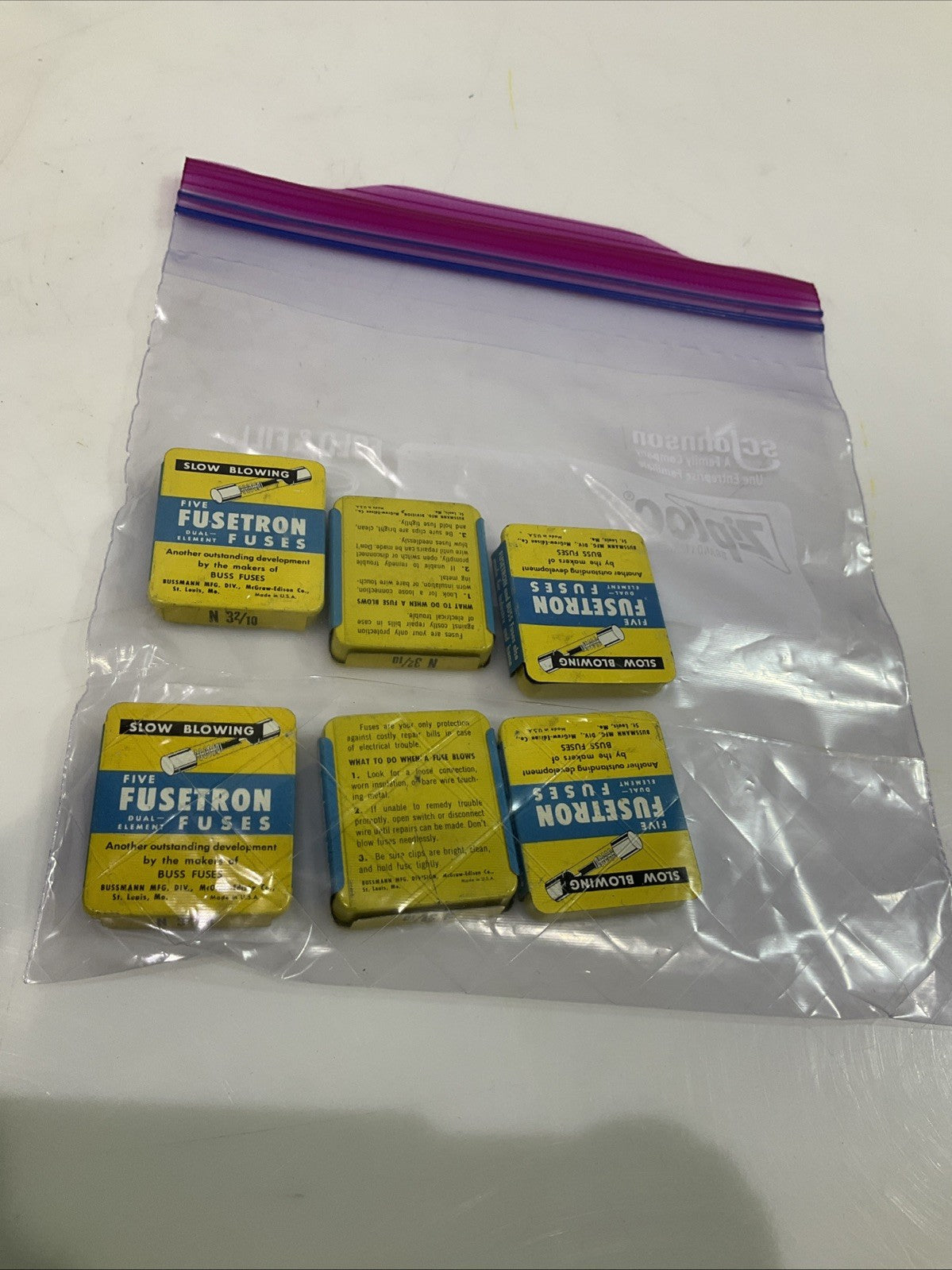 FIVE  FUSETRON  N 32/10  SLOW-BLOW FUSE LOT OF 29 Z2M
