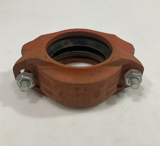 VISION FM  2  1/2"  GROOVED. COUPLING 73.OMM  Y2M