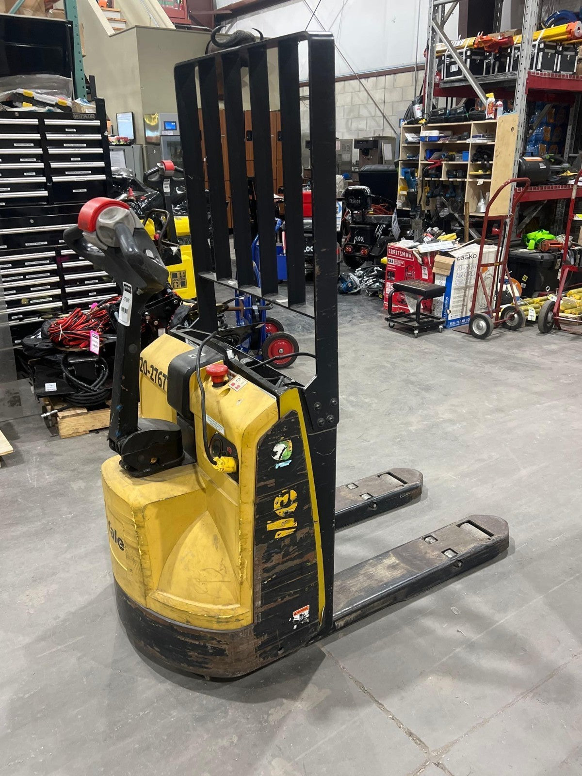 2020 YALE PALLET JACK MODEL MPB045VGN24T2534,ELECTRIC, 24V