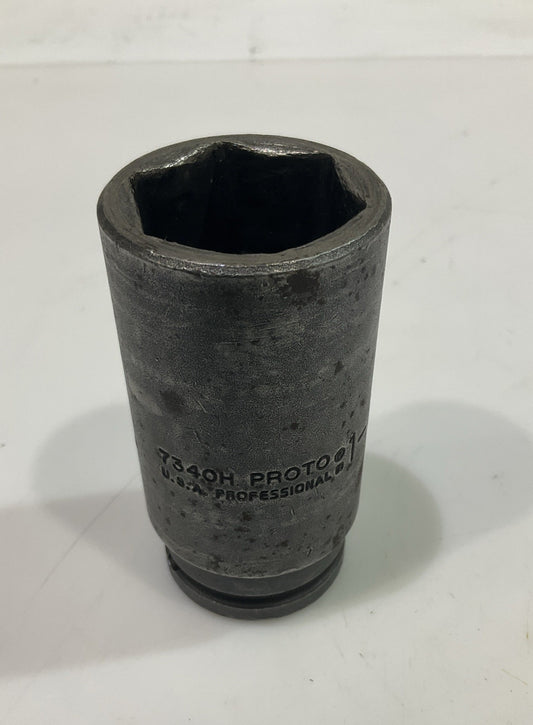 PROTO  7340H  1-1/4   6 POINT  DRIVE DEEP OXIDE IMPACT SOCKET  Y2M
