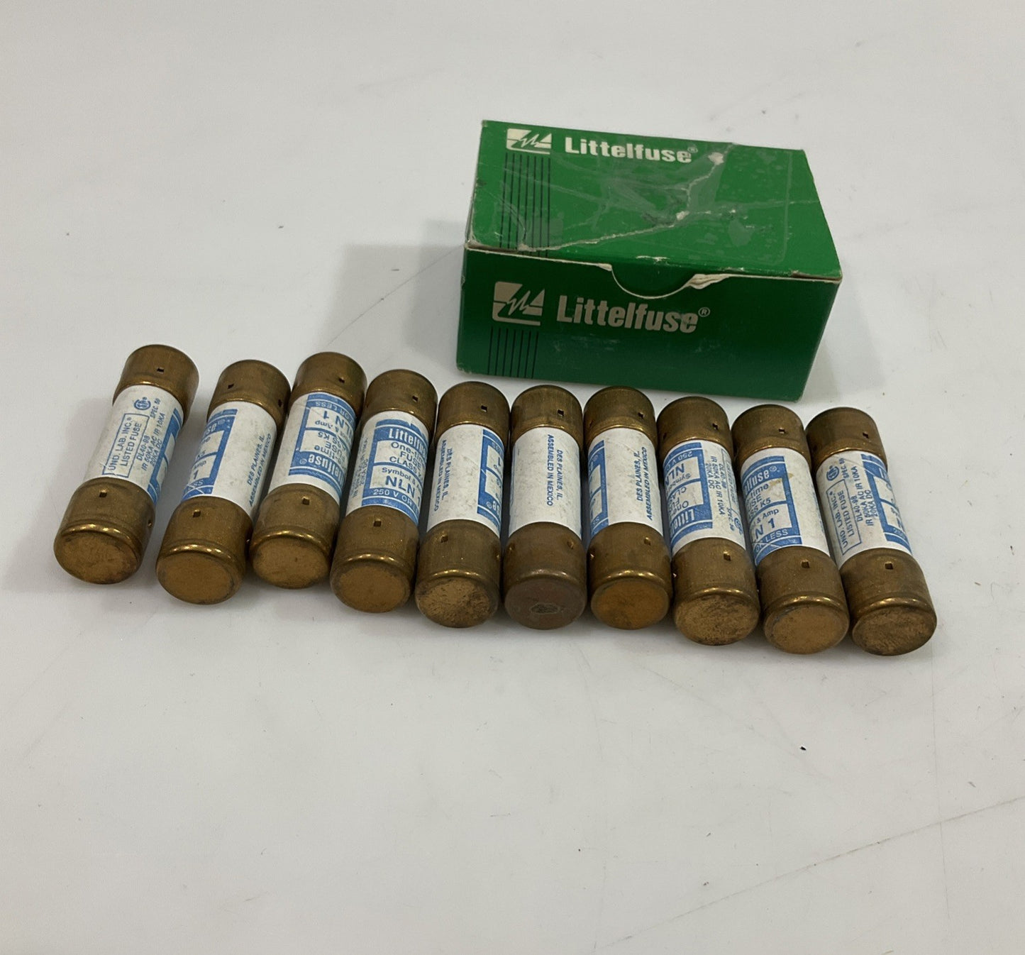 LITTELFUSE   NLN1  ONE-TIME  FUSE  CLASS  K5  LOT OF 20 Z2M