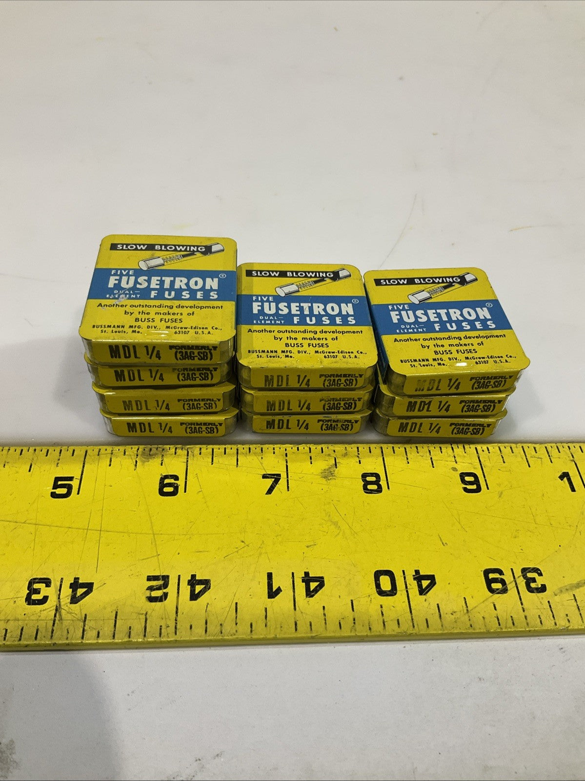 FUSETRON  MDL 1/4  SLOW  BLOWING  DUAL  ELEMENT FUSE  LOT OF  50  Z2M