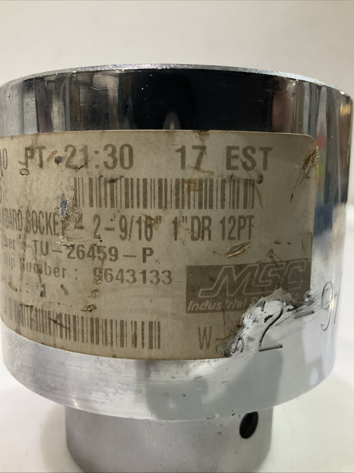 PROTO  96020045   26459  STANDARD HAND SOCKET  DRIVE 2-9/16  12POINT SOCKET  Y2M