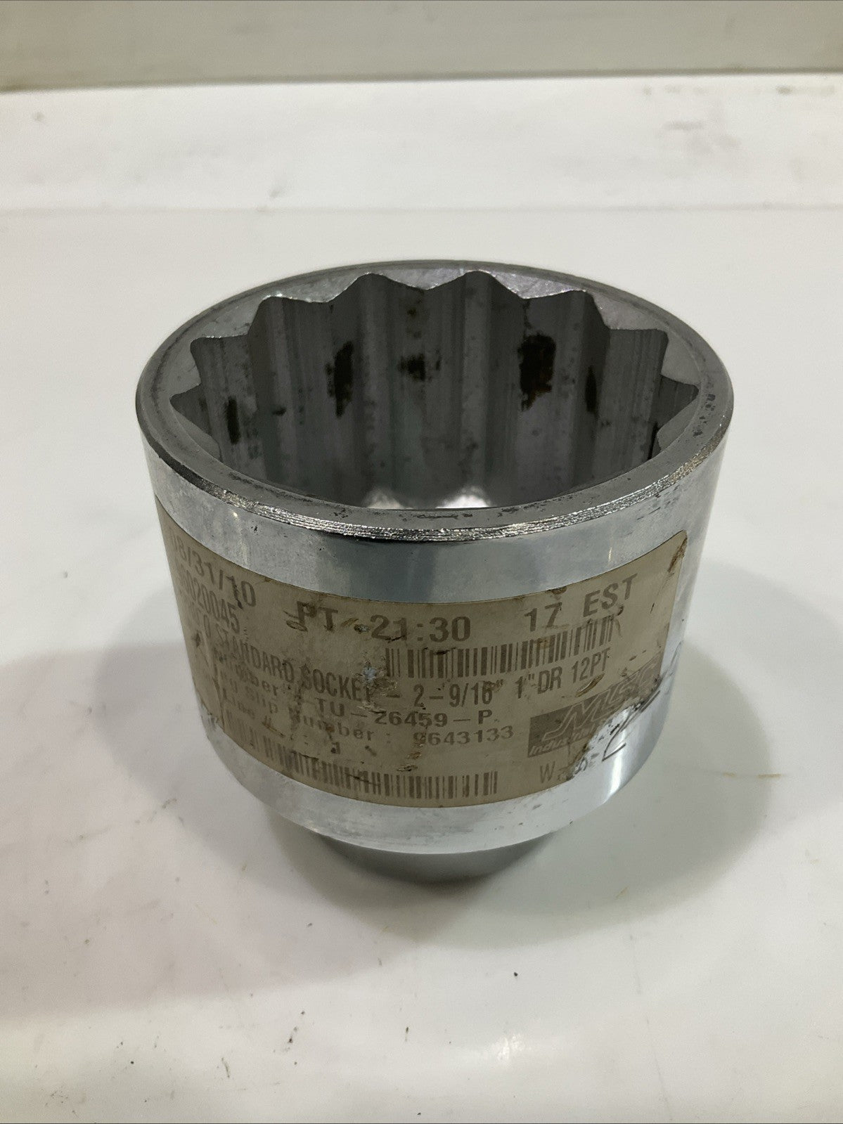 PROTO  96020045   26459  STANDARD HAND SOCKET  DRIVE 2-9/16  12POINT SOCKET  Y2M