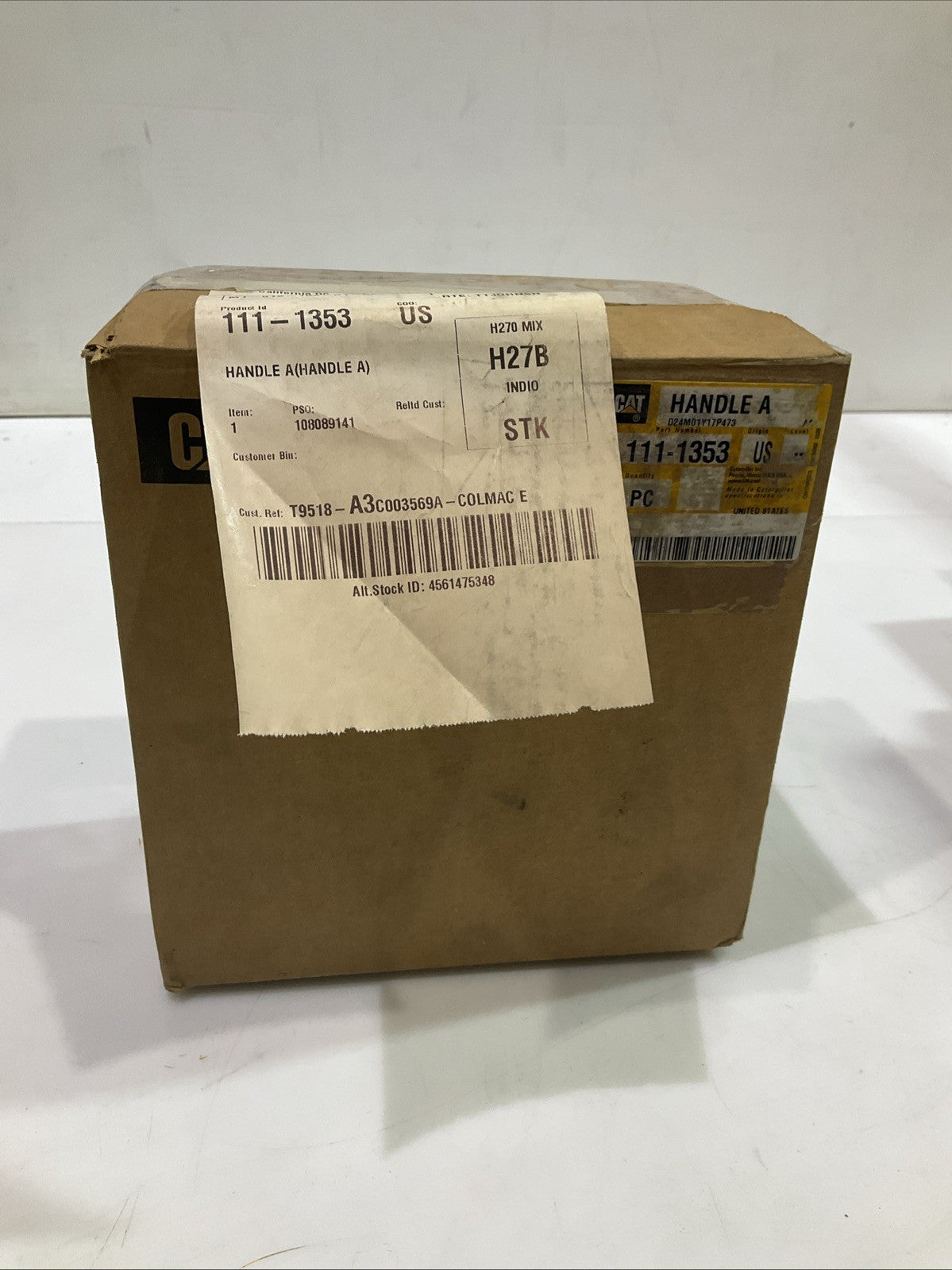 CAT-CATERPILLAR  111-1353  OEM  STEEL  LATCH DOOR  HANDLE Y2M