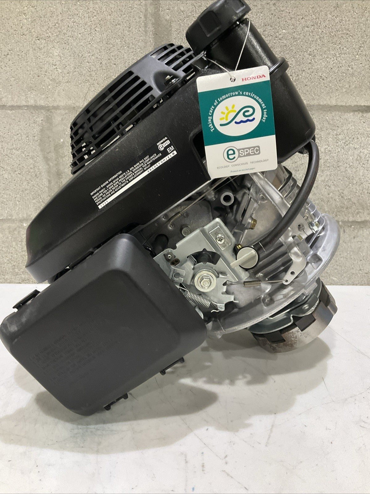 HONDA GC190 ENGINE GJAAA-1221013 3HNXS.1871AK 4-STROKE SINGLE CYLINDER ESPEC H7D