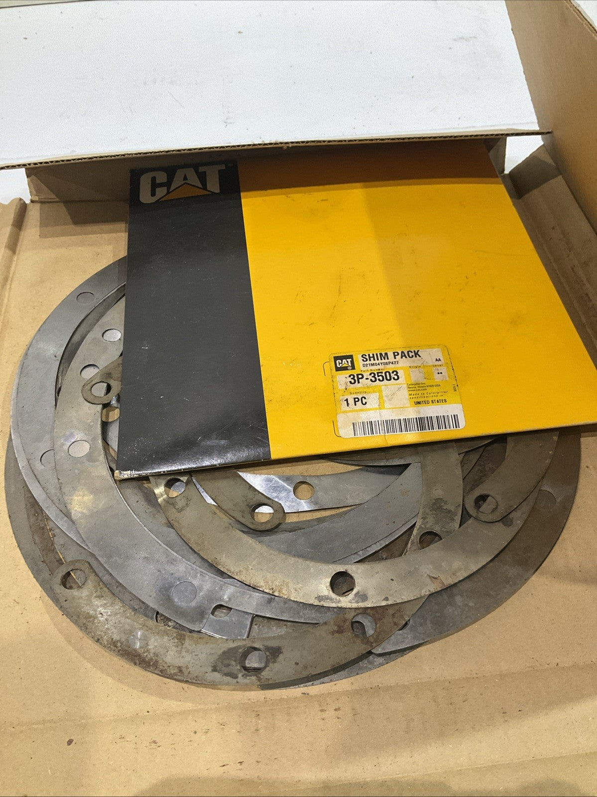 CAT-CATERPILLAR  3P-2922 THICK  GEAR DRIVE  SHIM PACK  Y2M