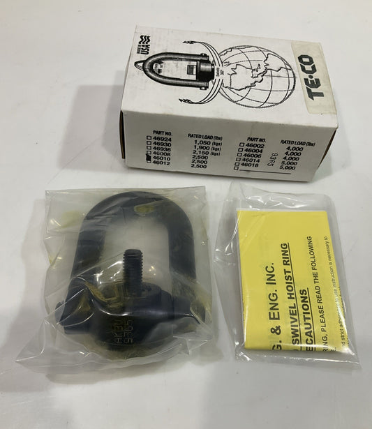 ACTEK   AK46010 SAFETY LIFTING ENGINEER  SWIVEL  HOIST RING 2500LBS  Y2M