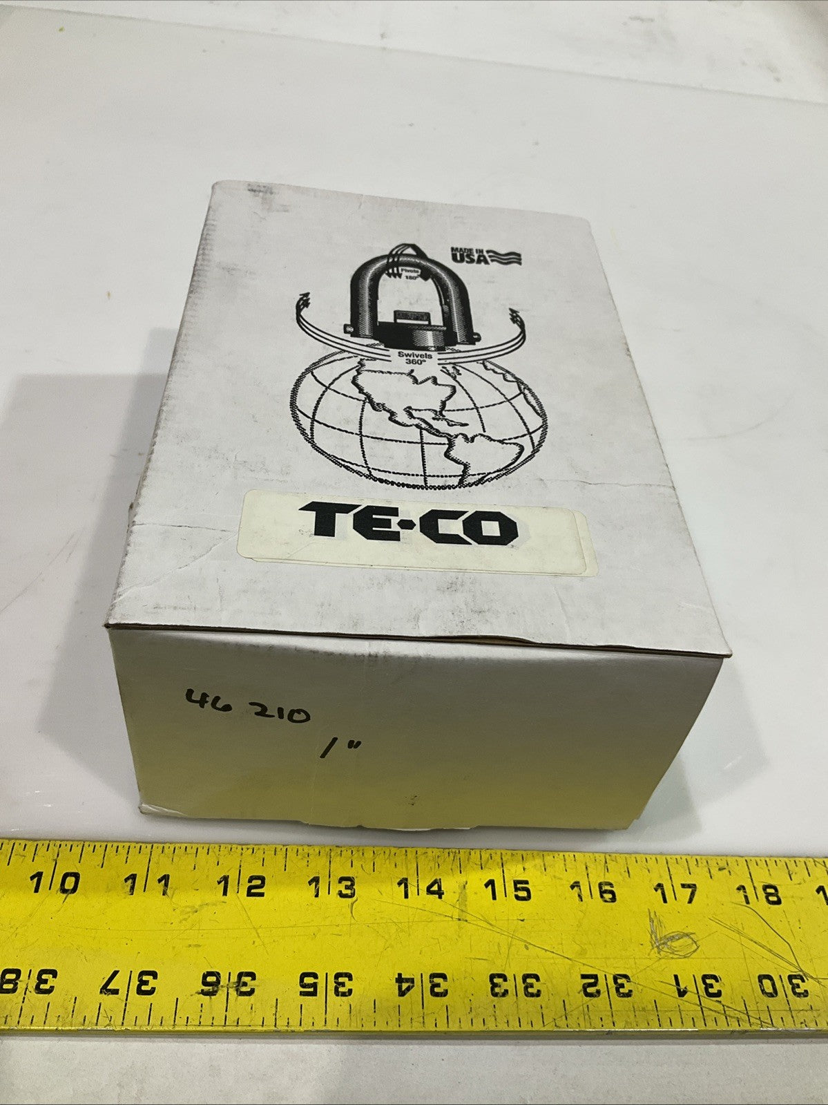 ACTEK   AK46210  1-8 SAFETY LIFTING  ENGINEERED SWIVEL HOIST RING  10000LBS  Y2M