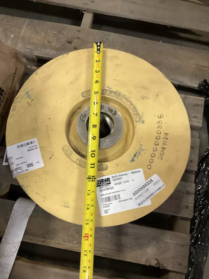 WEIR WARMEN E4147BFA05 IMPELLER 5VCG FILLED BACKVANES ULTRACHROME 27% CH 373