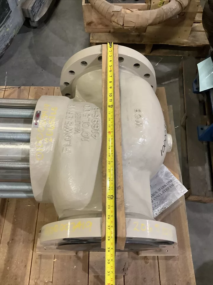 FLOWSERVE MK1 VAL-02-010-9 GLOBE CONTROL VALVE 10” WCB 300 CV8.38/750 BI-LIN