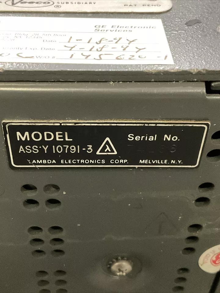 GE LAMBADA ELECTRONIC 10791 -3 LMEE120Y-4477-2 REGULATED POWER SUPPLY 125V