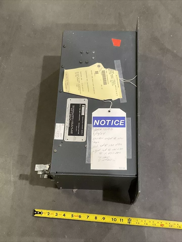 GE LAMBADA ELECTRONIC 10791 -3 LMEE120Y-4477-2 REGULATED POWER SUPPLY 125V