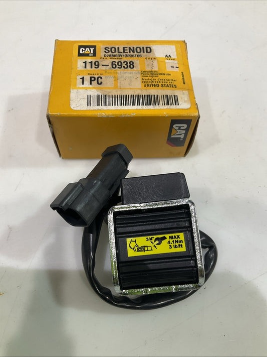 CAT-CATERPILLAR  119-6938 SOLENOID CONTROL  VALVE  PUISSANT  COIL  Y2M