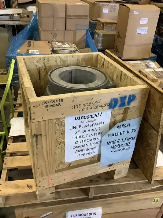 HOWDEN 14PPP2537 LINER BEARING THRUST INSERT 8" OUTBOARD ASSEMBLY