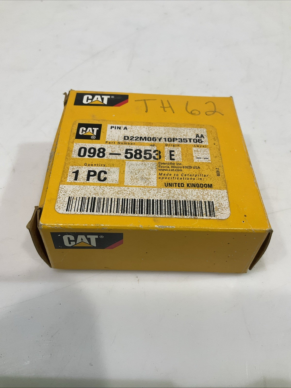 CAT- CATERPILLAR  098-5853 E  PIN  A  Y2M