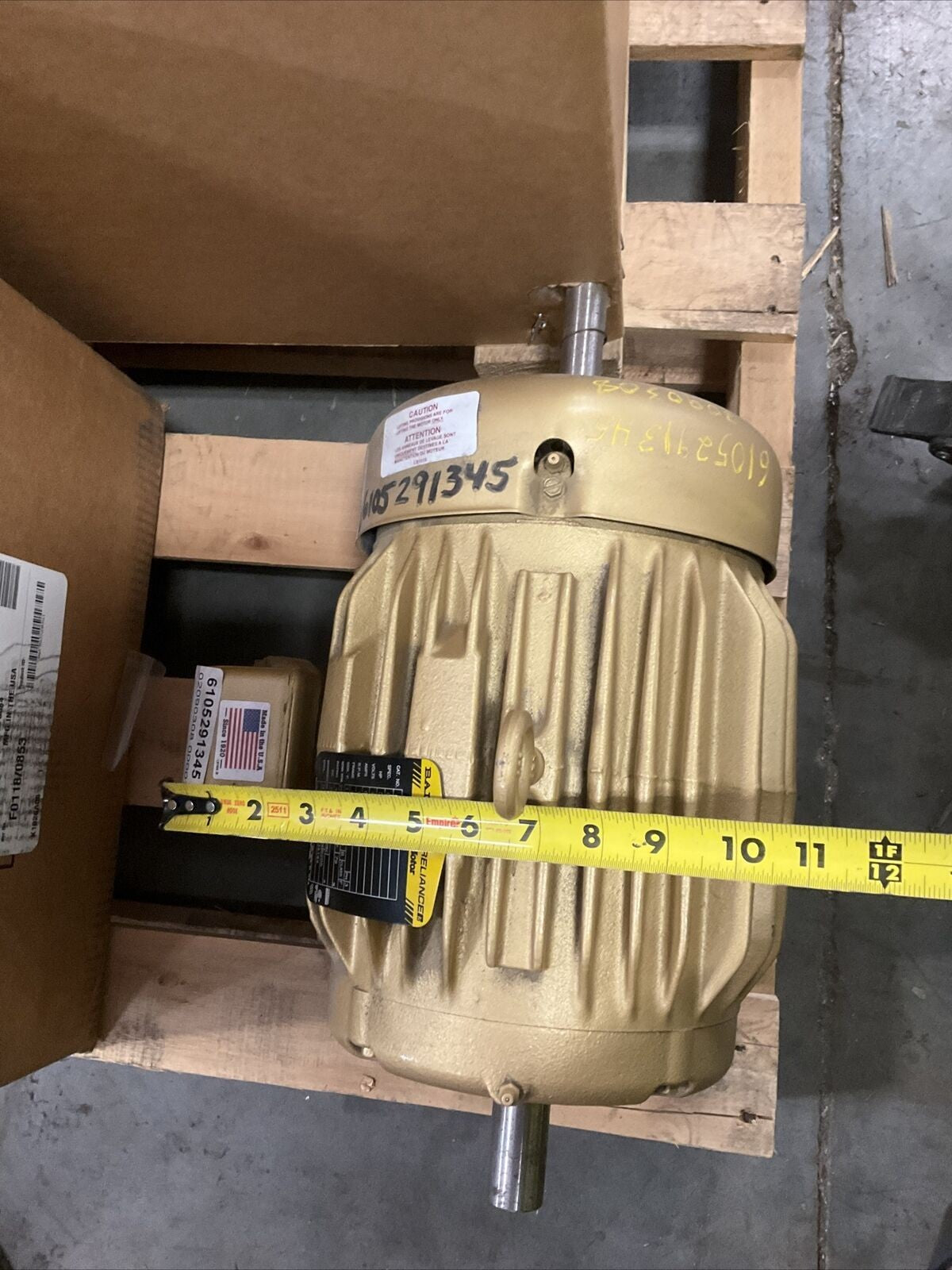 BALDOR RELIANCE 06F583X203G1 SUPER E 5HP 460V 6.6A 1750RPM 373