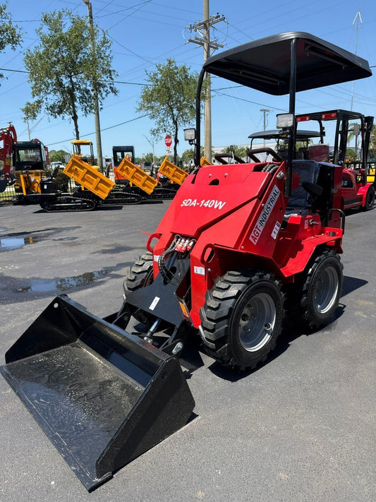 UNUSED AGT SDA-140W COMPACT TRACK WHEEL LOADER, GAS, 790KGS, BUCKET APPROX 45 IN