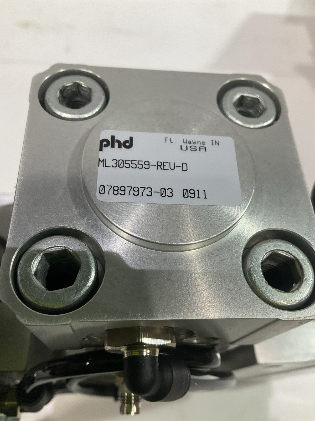 PHD ML305559-REV-D 45A-AA1-DDAJ-1KJ  07897973-03 PNEUMATIC CYLINDER SLIDER  Y2M
