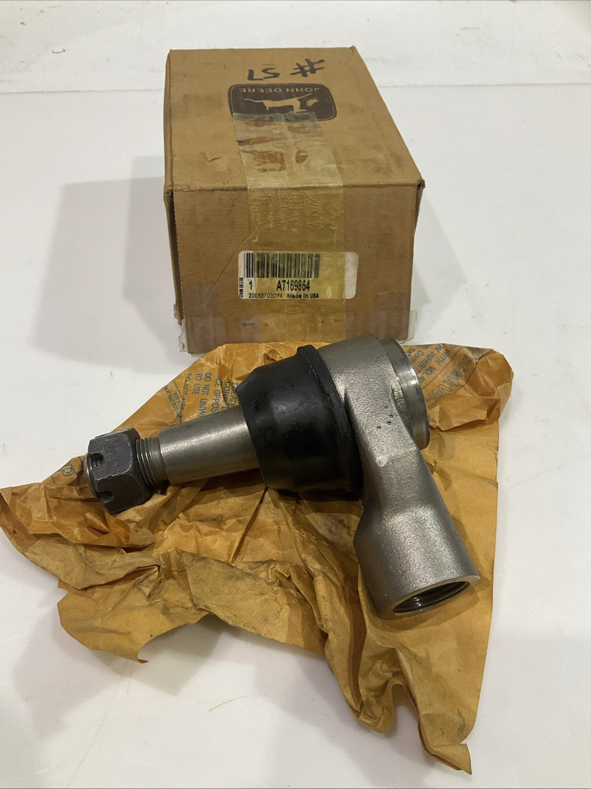 JOHN DEERE  AT169864  INNER  STEERING TIE  ROD END  U3S