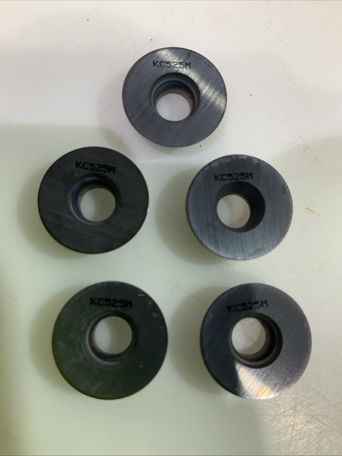 KENNAMETAL  RFCW53ELN  KC525M  CARBIDE  MILLING INSERT  GRADE LOT OF 5  Y2M