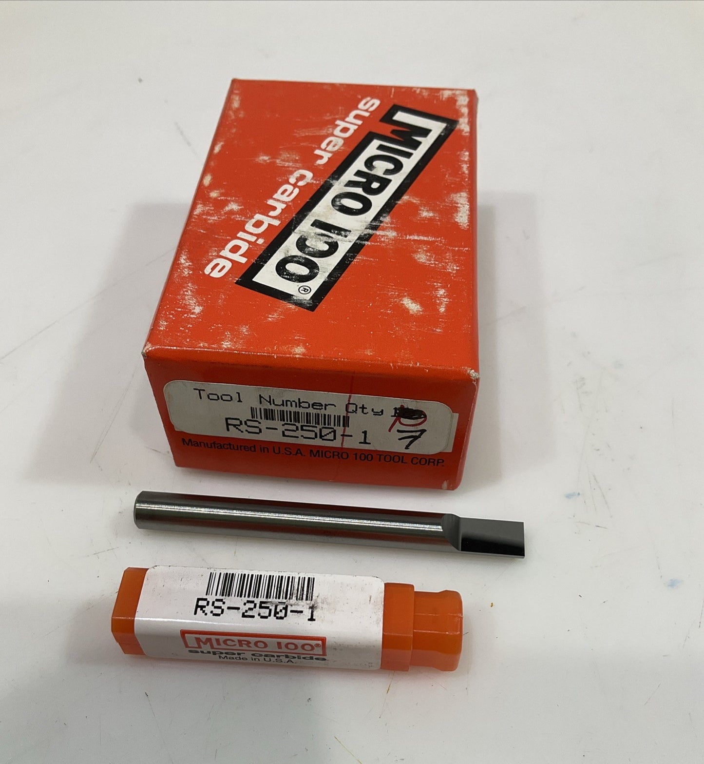 MICRO 100  RS-250-1  ENGRAVING  BLANK-SLIPT  END  SINGLE ENDED  LOT OF 7  Y2M