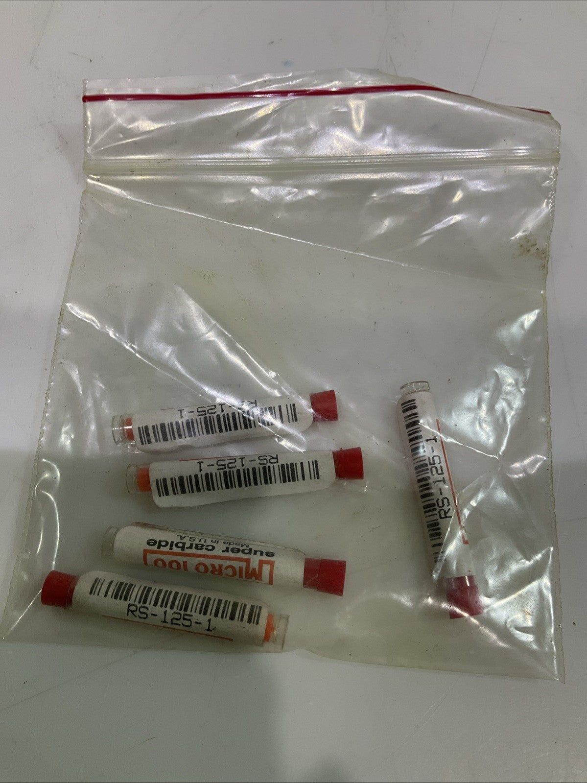 MICRO 100 RS-125-1  ENGRAVING  BLANK  CARBIDE LOT OF 5 Y2M