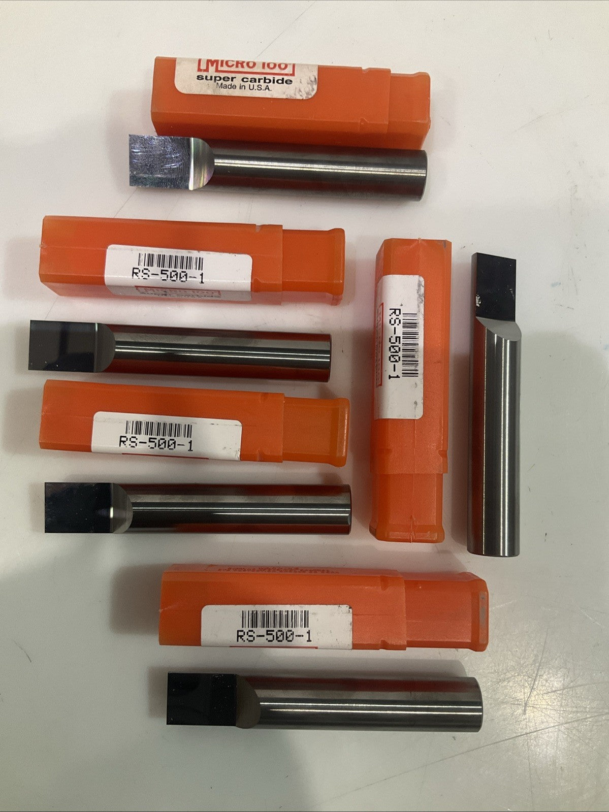 MICRO 100  RS-500-1  BLANKS -PLIT END  SINGLE ENDED  BLANK  LOT OF  5  Y2M