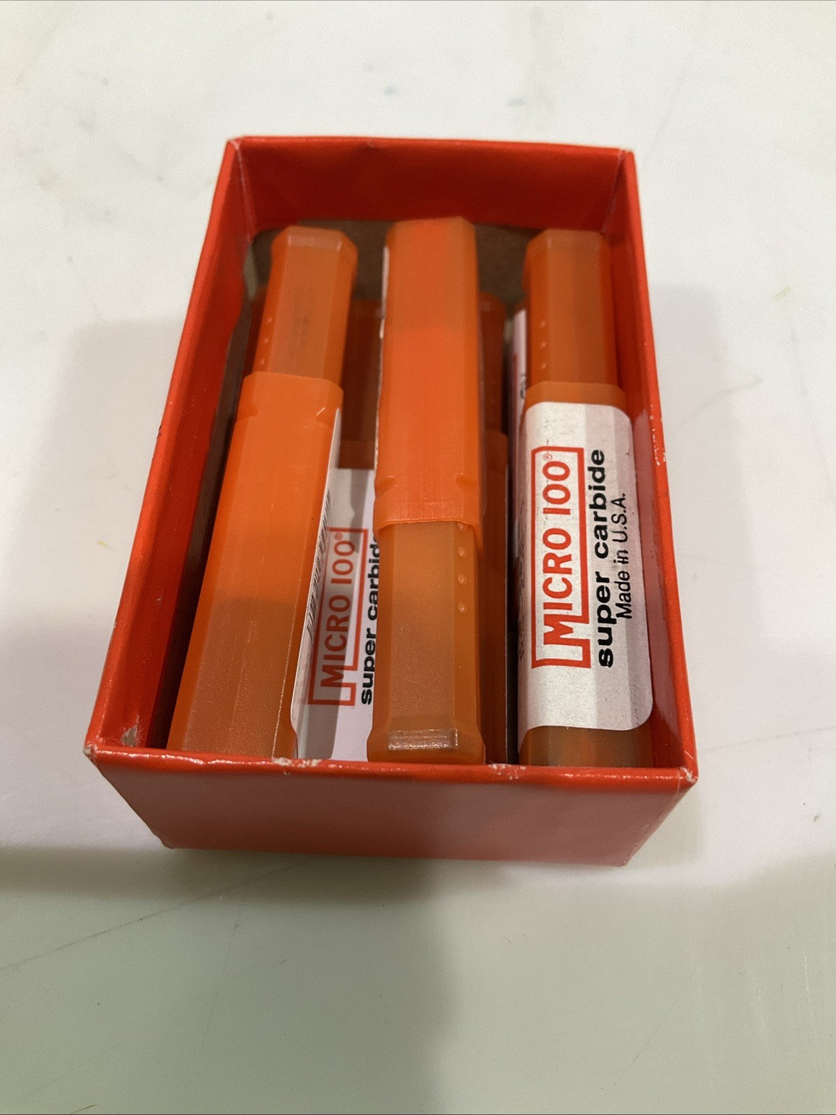 MICRO 100  RS-250-1  ENGRAVING  BLANK-SLIPT  END  SINGLE ENDED  LOT OF 7  Y2M
