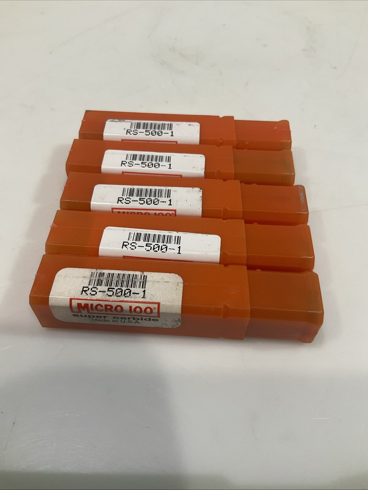 MICRO 100  RS-500-1  BLANKS -PLIT END  SINGLE ENDED  BLANK  LOT OF  5  Y2M