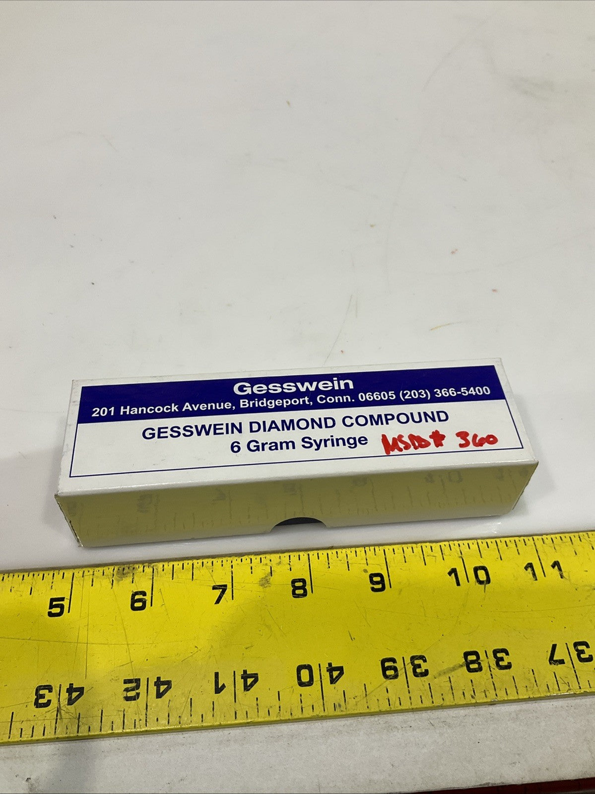 GESSWEIN 216-2150 ORANGE 6GRAMS DIAMOND COMPOUND STANDARD OIL SOLUBLE  QTY 2 Y2M