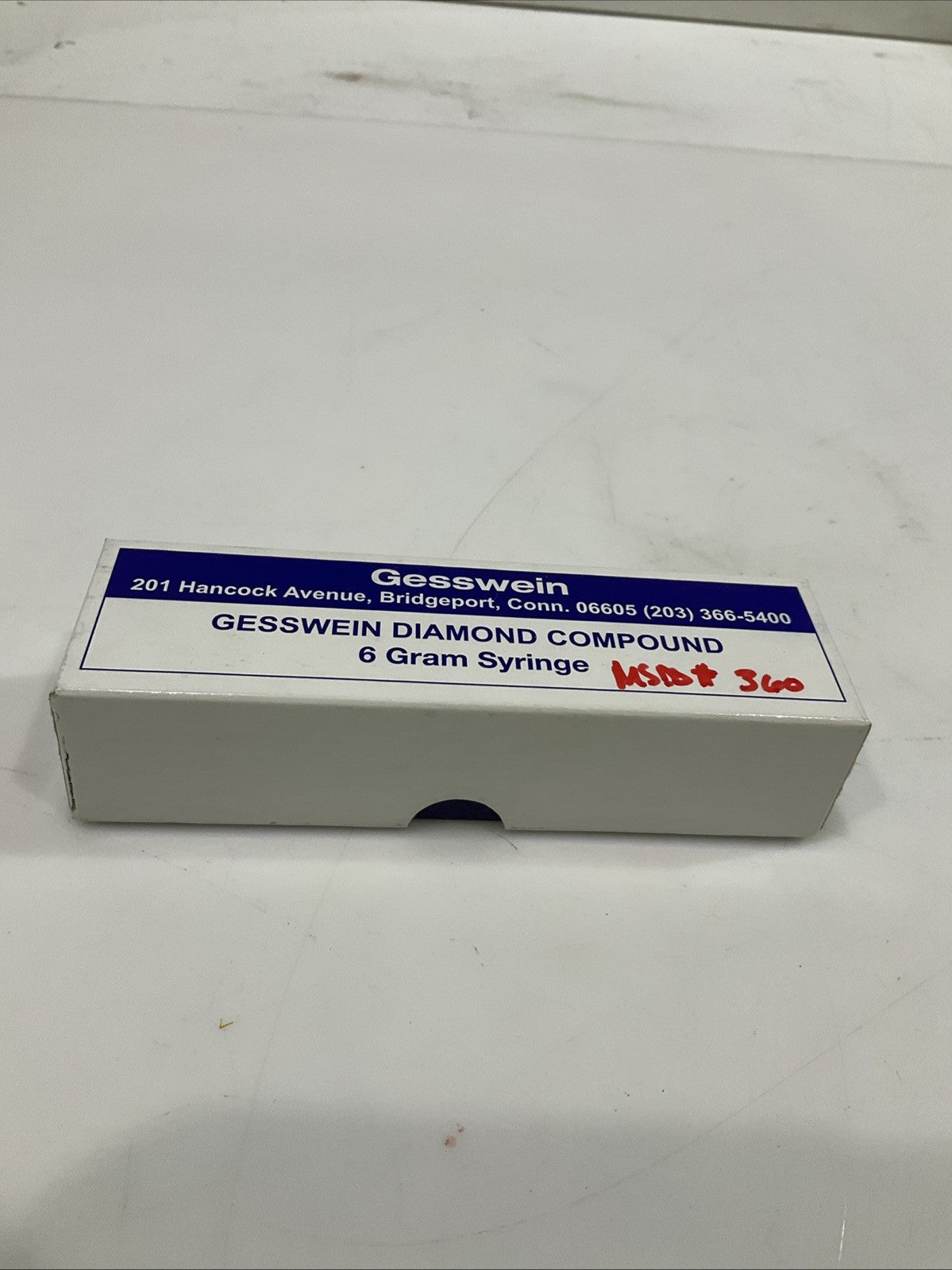 GESSWEIN 216-2150 ORANGE 6GRAMS DIAMOND COMPOUND STANDARD OIL SOLUBLE  QTY 2 Y2M