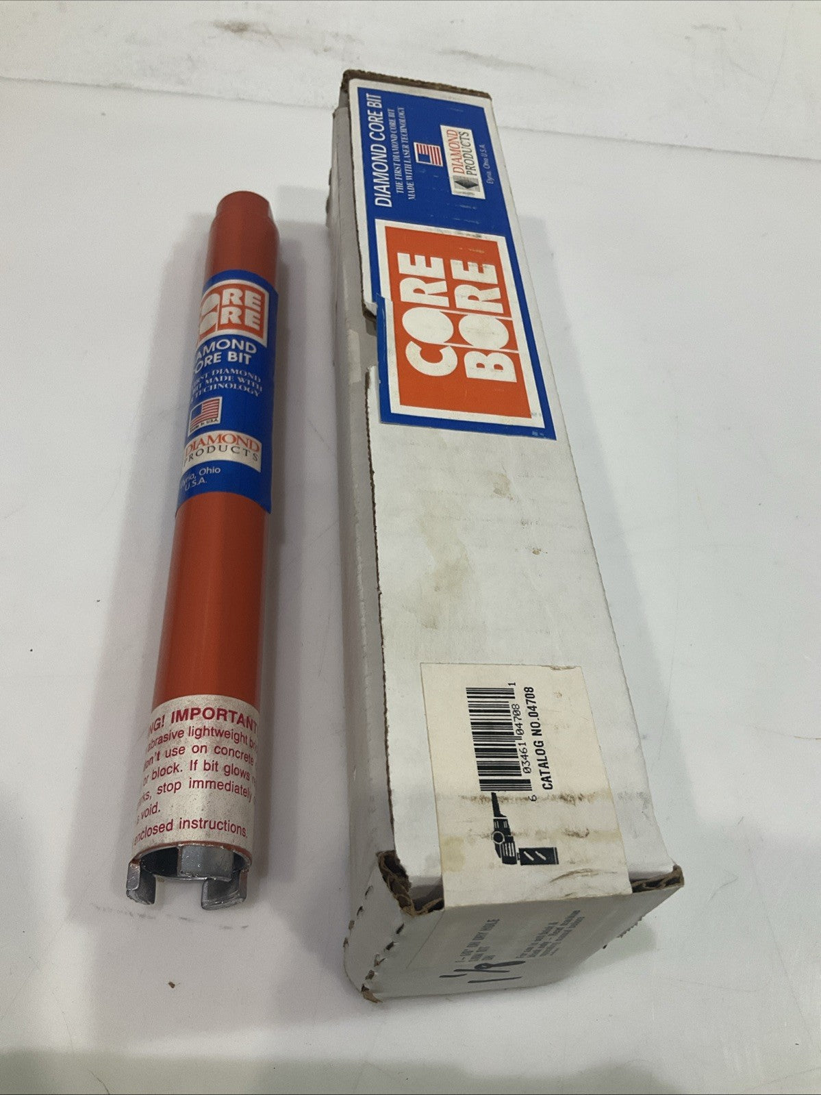 CORE BORE  DIAMOND BIT 04709  1-1/8  HD DRY  HOLE  SAW BIT  DH  Y2M