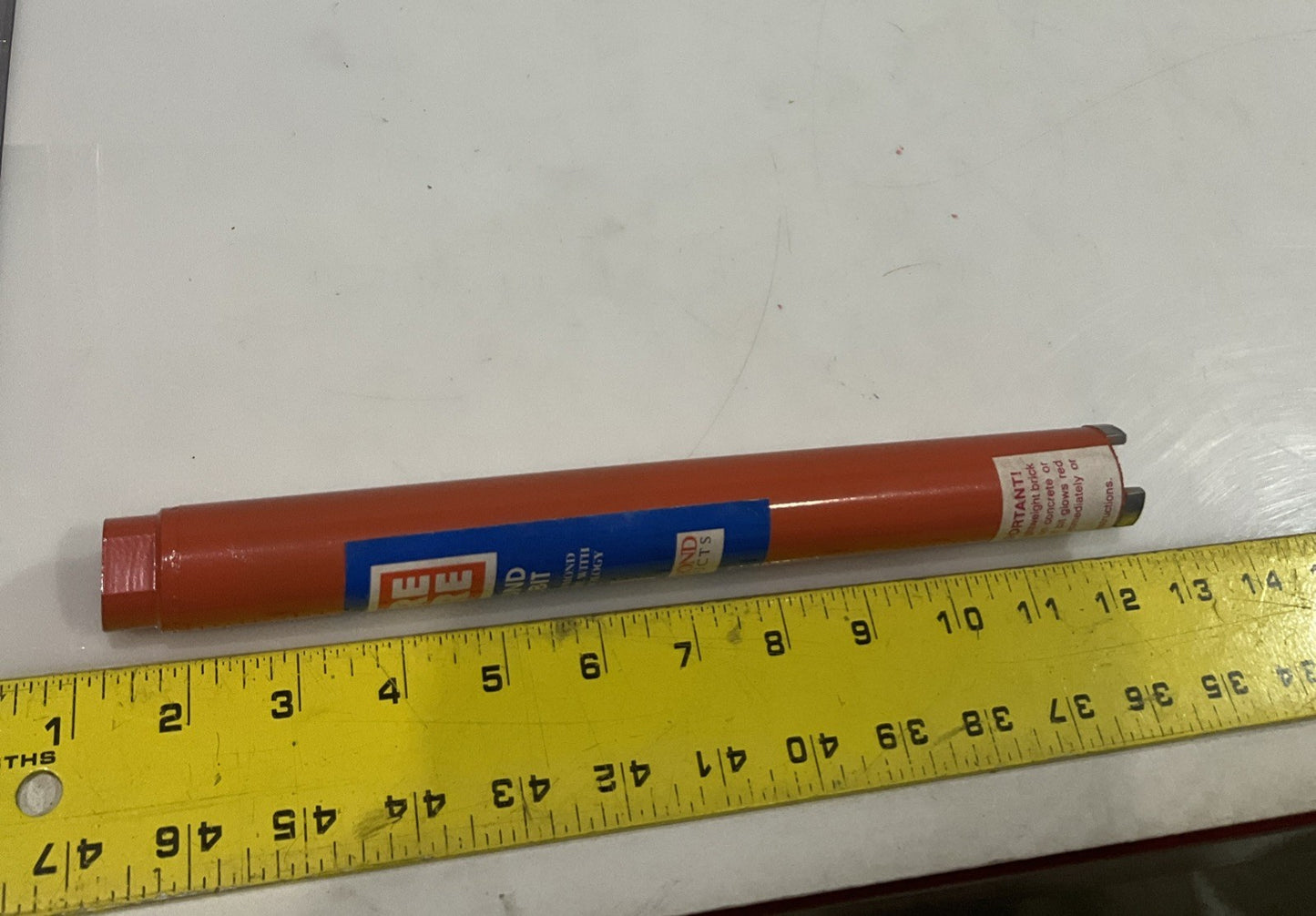 CORE BORE  DIAMOND BIT 04709  1-1/8  HD DRY  HOLE  SAW BIT  DH  Y2M