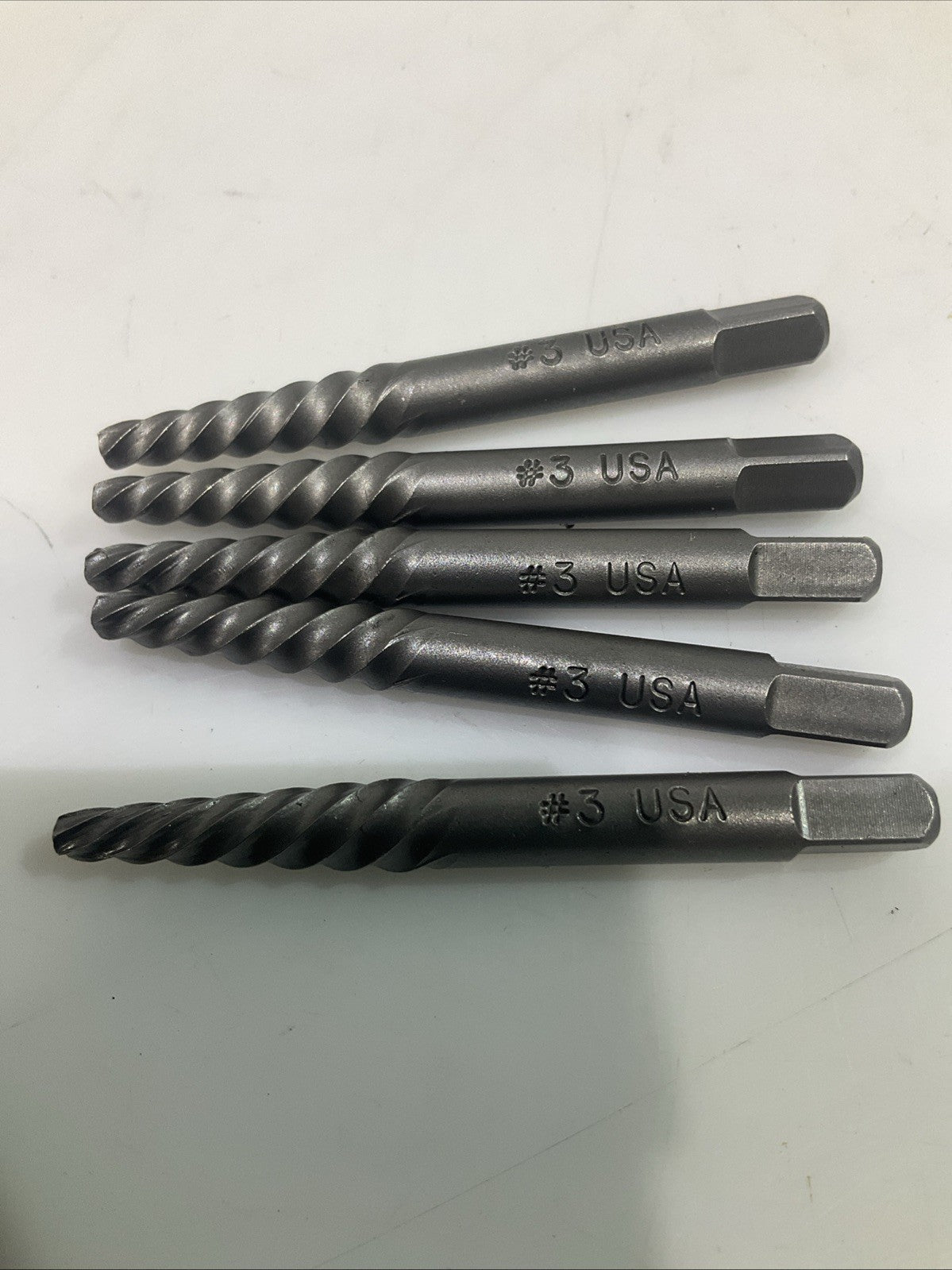 CLEVELAND  C53653  SPIRAL  FLUTE  SCREW  EXTRACTOR  SIZE #3 LOT OF 5  Y2M