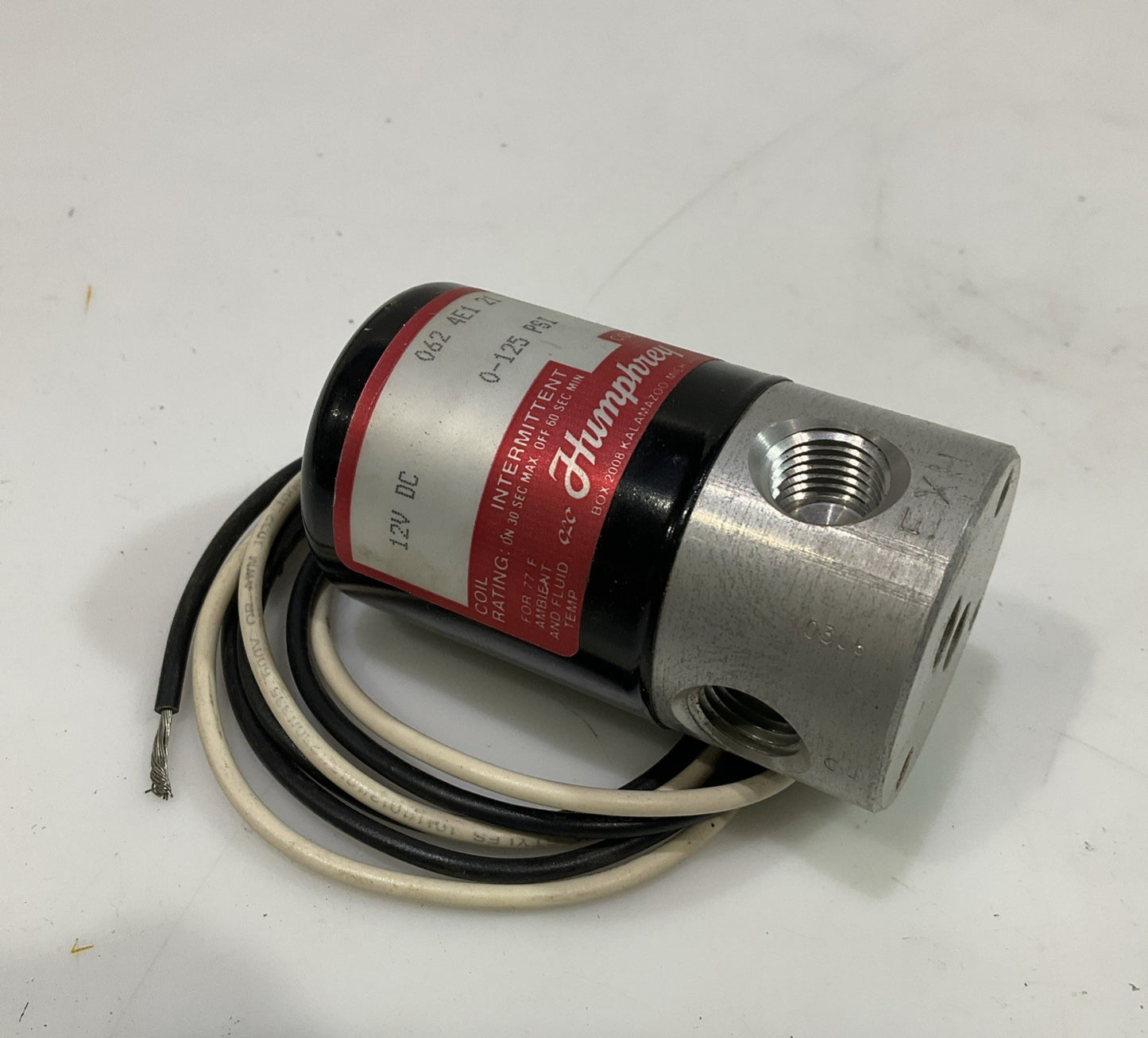 HUMPHREY  062-4E1-21  PNEUMATIC DICTIONARY VALVE   120VDC  Y2M