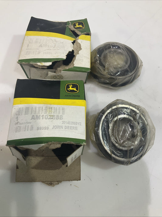 JONH DEERE  AM102888  SINGLE ROW  CYLINDER BALL BEARING LOT OF 2  Y2M