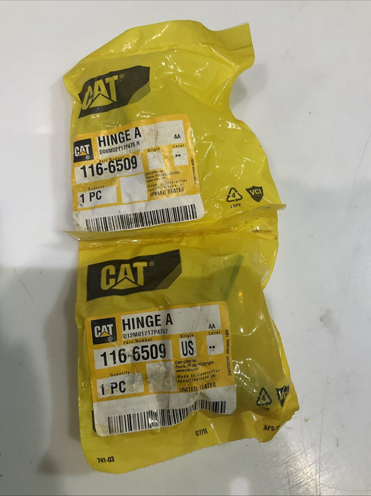 CAT-CATERPILLAR 116-6509  LONG  HINGE  LOT OF 2  Y2M