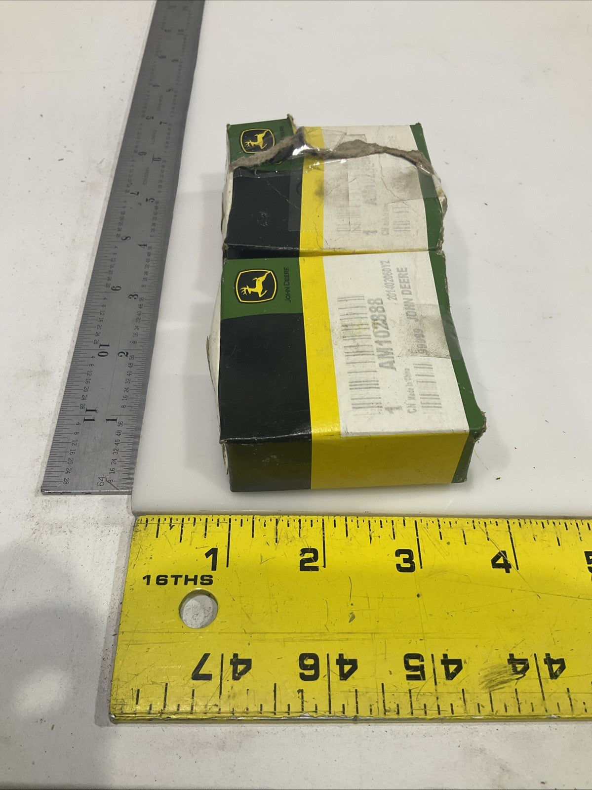 JONH DEERE  AM102888  SINGLE ROW  CYLINDER BALL BEARING LOT OF 2  Y2M