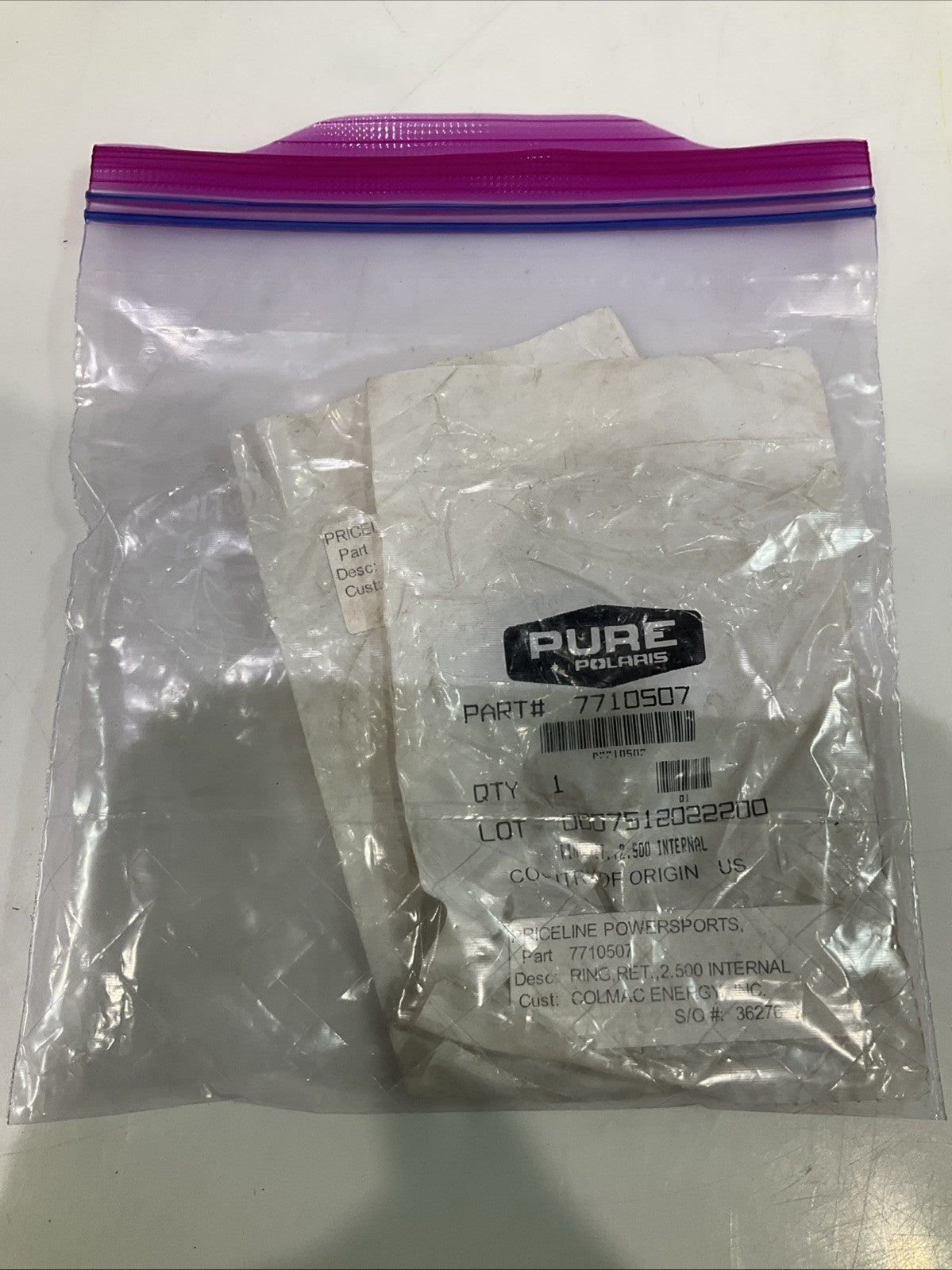 PURE POLARIS 7710507  SPORTSMAN RETENTION  RING LOT OF 2 Y2M