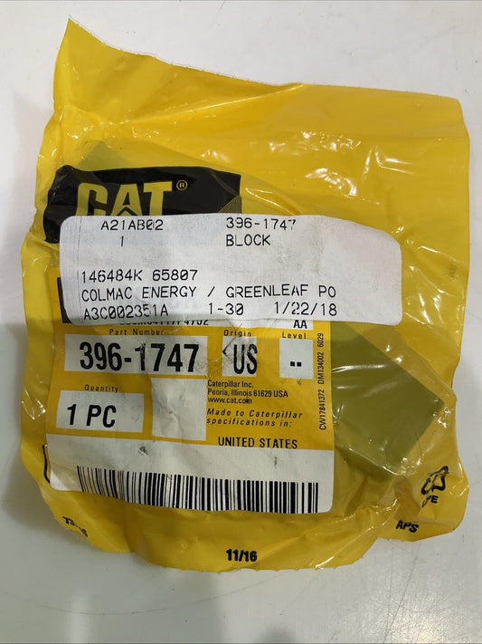 CAT-CATERPILLAR  396-1747  OVERALL LENGTH STEEL BLOCK  Y2M