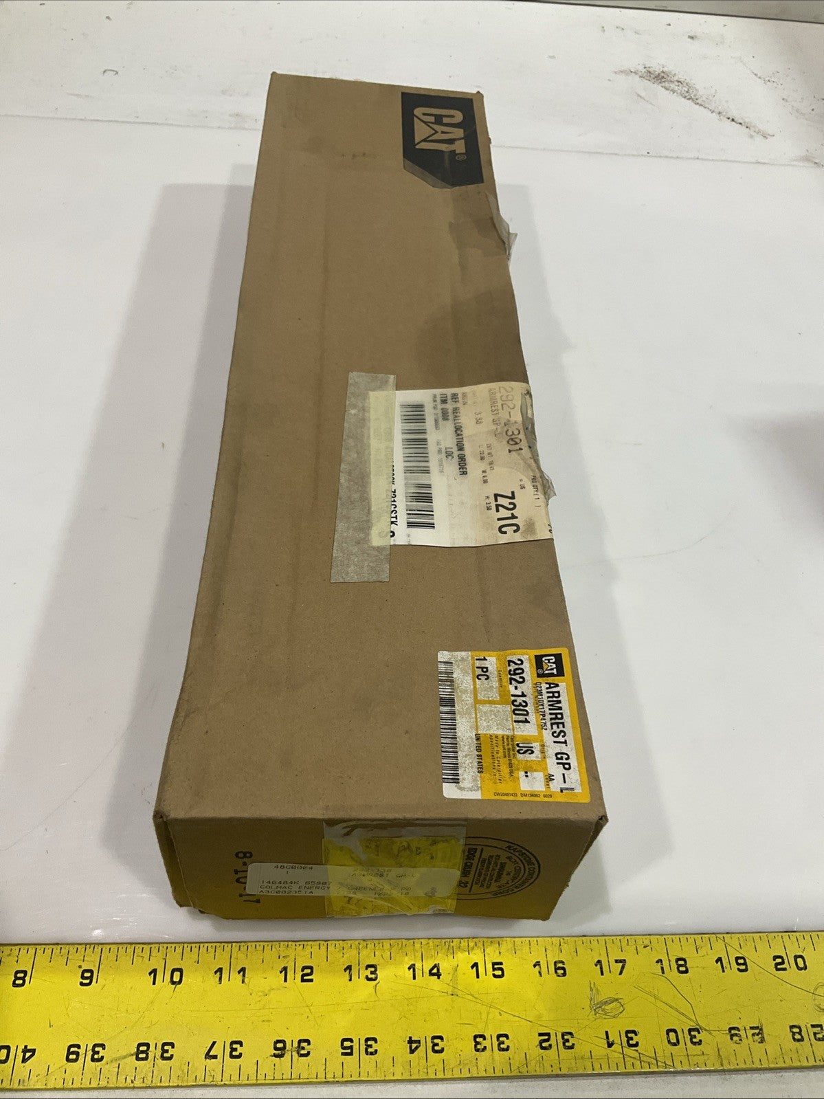 CAT-CATERPILLAR  292-1301  ARMREST  ASSEMBLY LH  Y2M