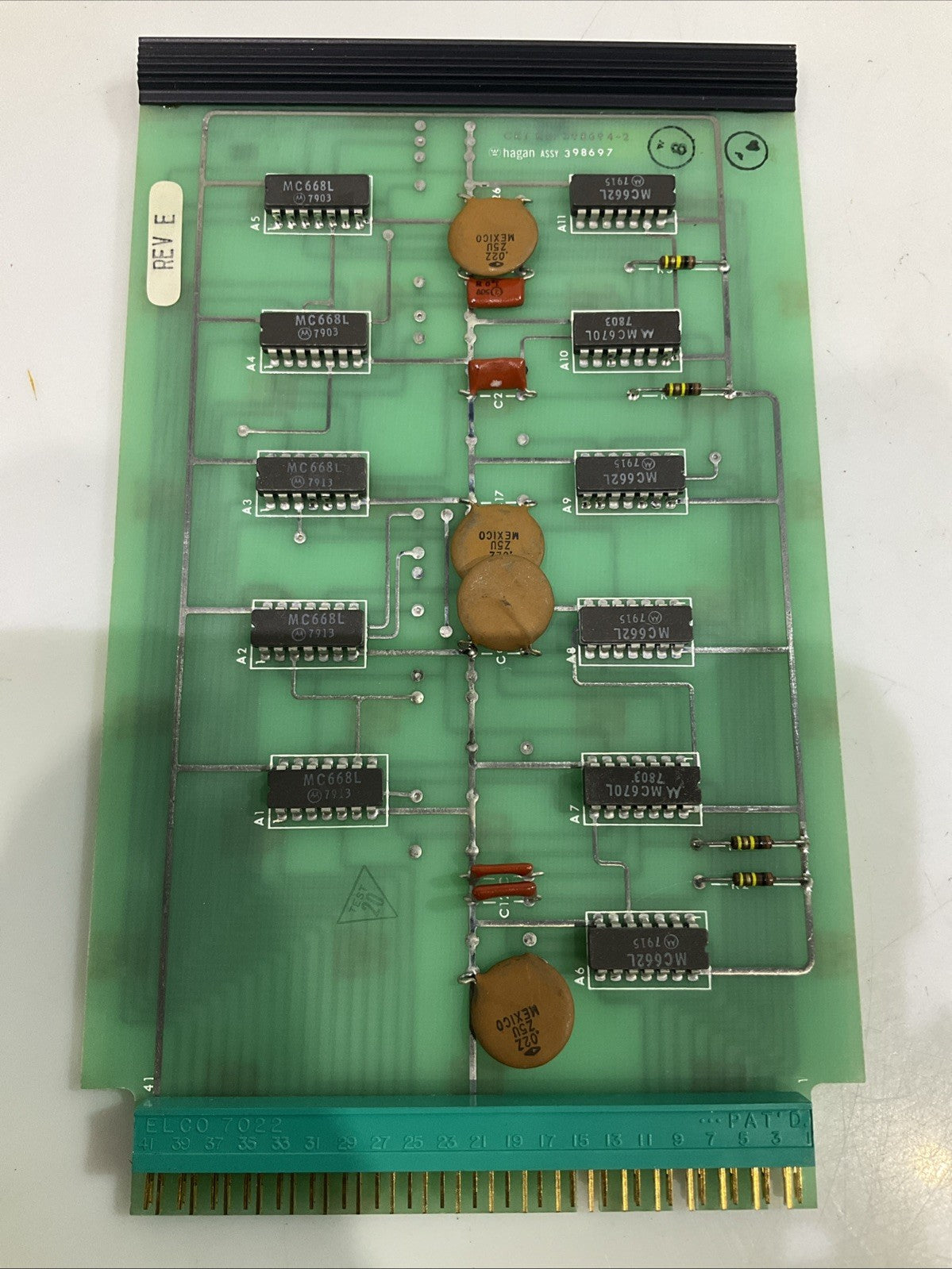 HAGAN  398697  HTL LAT 1  REV  CIRCUIT  BOARD ASSEMBLY  Y2M
