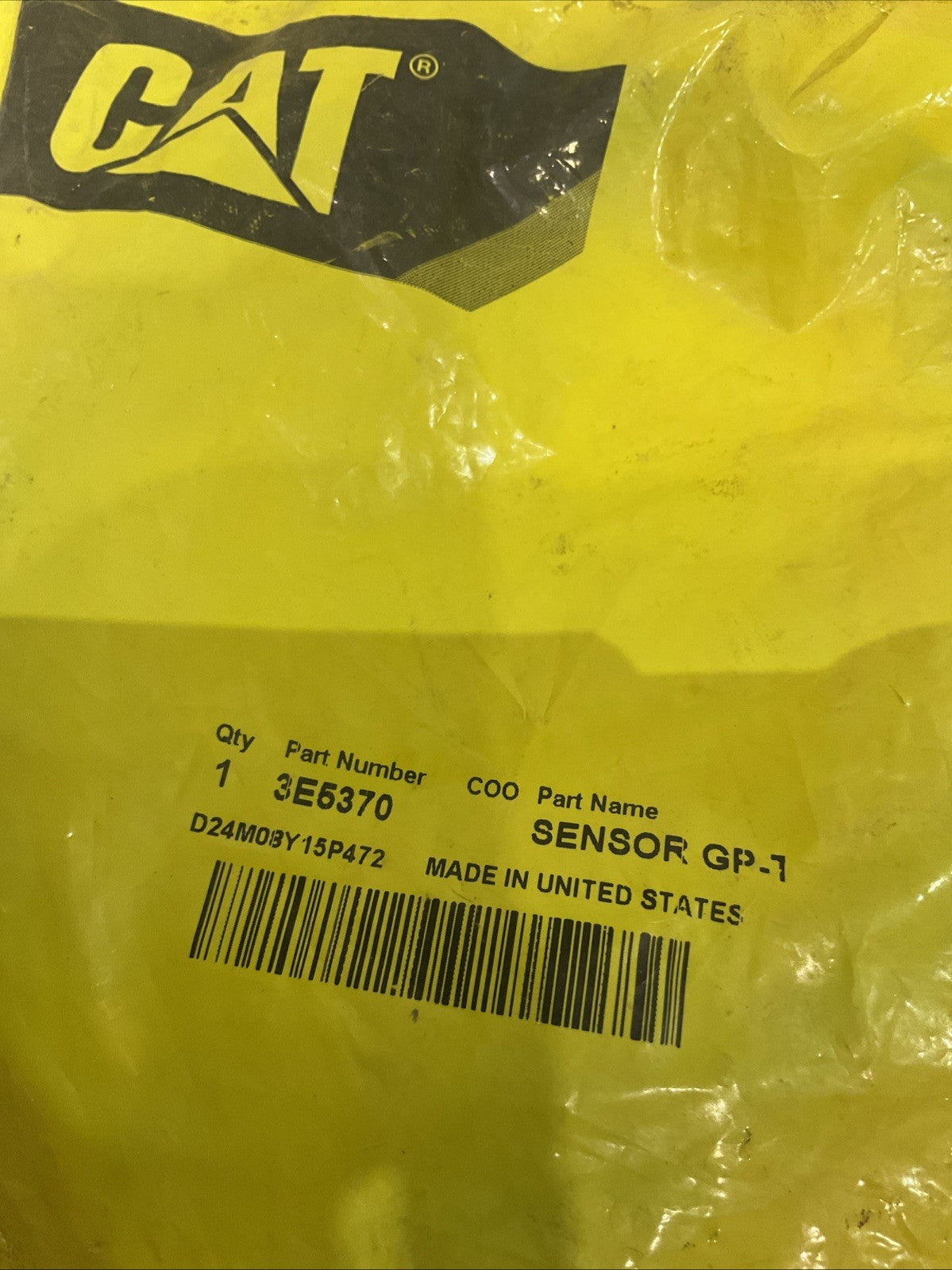 CAT-CATERPILLAR   3E-5370  SENSOR  ASSEMBLY  Y2M