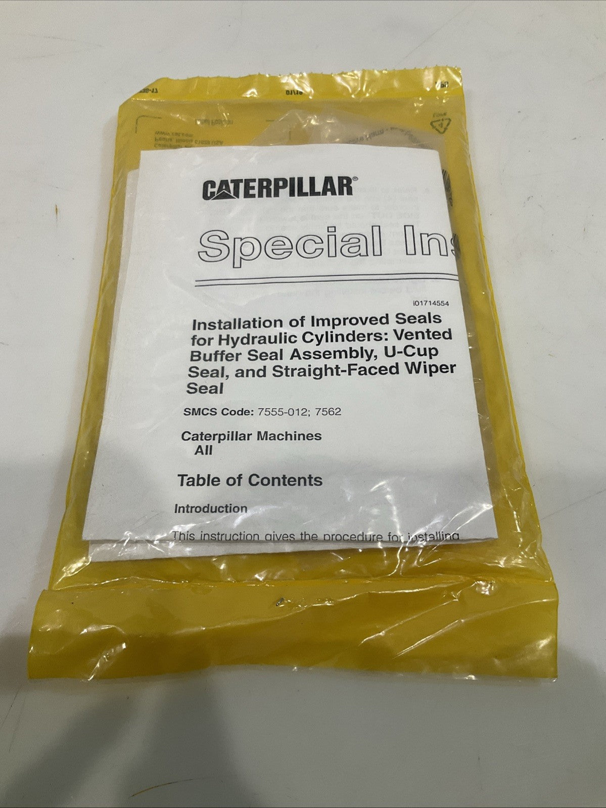 CAT-CATERPILLAR  289-2937  SEAL  ASSEMBLY-BUFFER LOT OF 2 Y2M